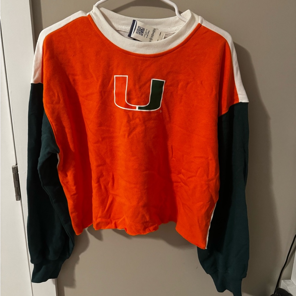 Retro UMiami long sleeve/ crewneck
